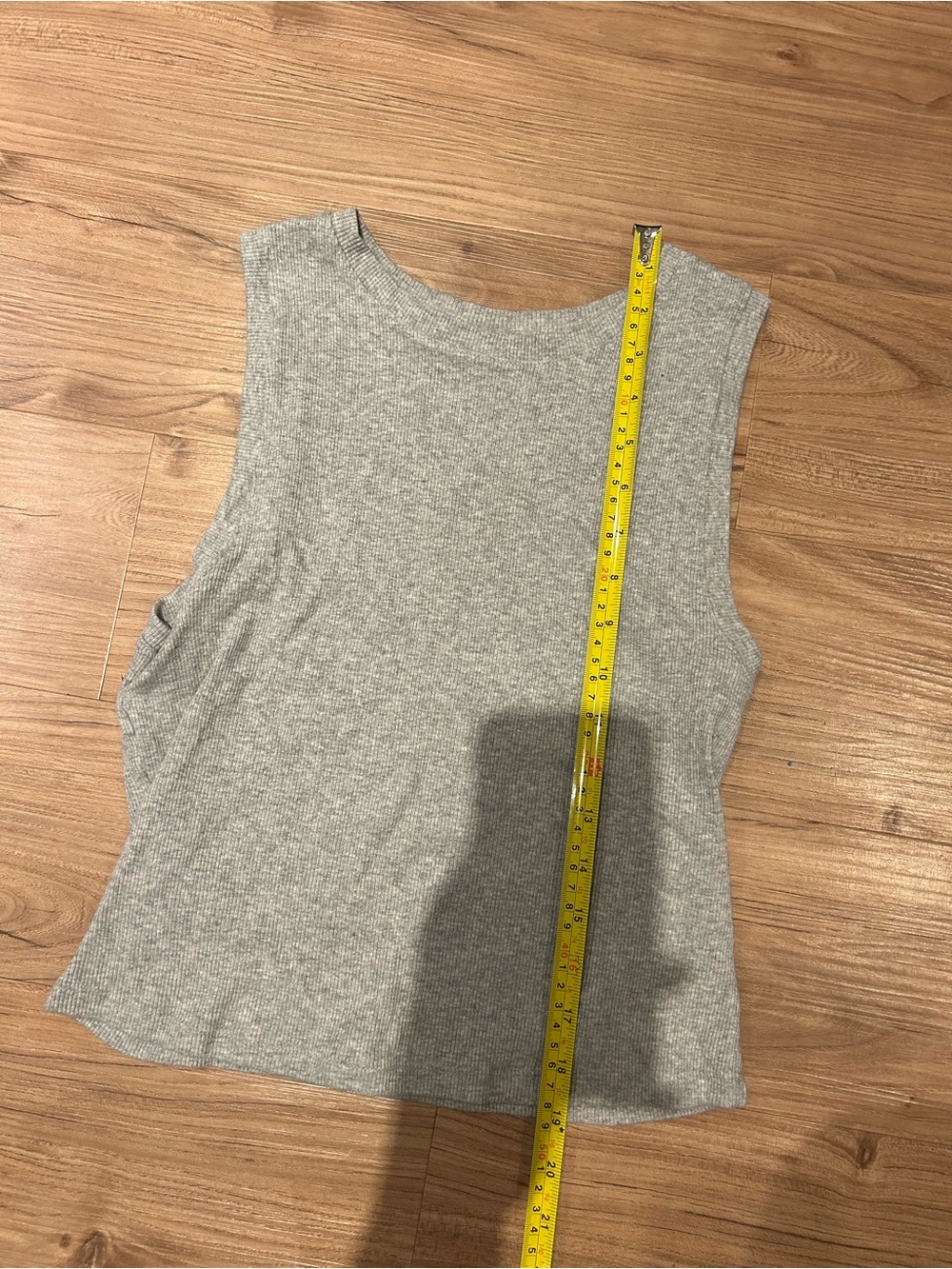 NOBO Light Gray Ribbed Tank Top